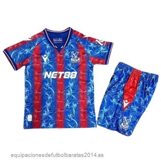 Nuevo 1ª Conjunto De Niños Crystal Palace 24/25 Rojo Azul Baratas